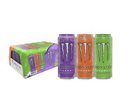 16oz Sugar-Free Energy (15 Cans) - Caffeine, Zero Cal