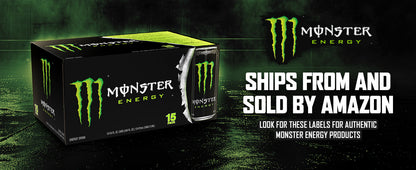 16oz Sugar-Free Energy (15 Cans) - Caffeine, Zero Cal