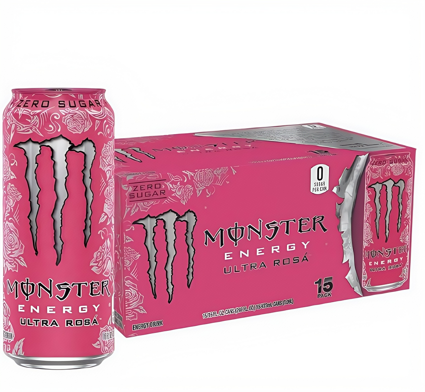 16oz Sugar-Free Energy (15 Cans) - Caffeine, Zero Cal