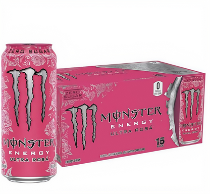 16oz Sugar-Free Energy (15 Cans) - Caffeine, Zero Cal