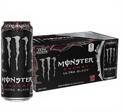 16oz Sugar-Free Energy (15 Cans) - Caffeine, Zero Cal